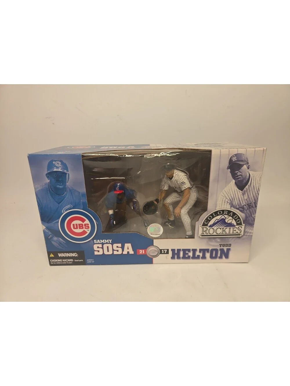 Sammy Sosa and Todd Helton McFarlane Special Edition Deluxe Box Set Figures